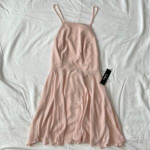 Lulus Letters of Love Backless Skater Dress